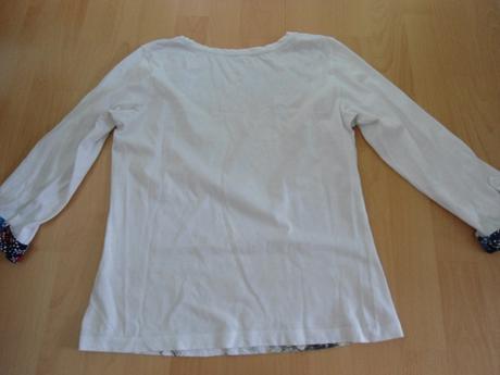 Biele damske tricko kvietky, vero moda,m