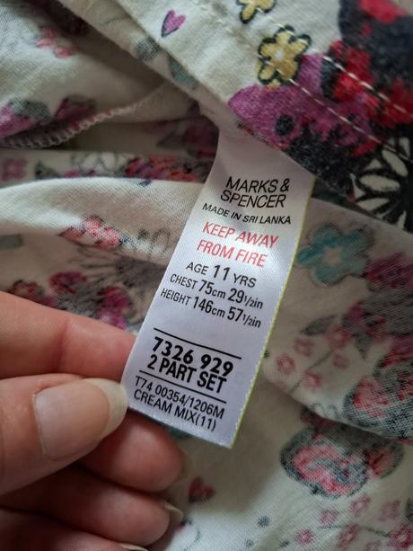Bavlnené šaty s bohatou sukňou, vel. 146, marks & spencer,146