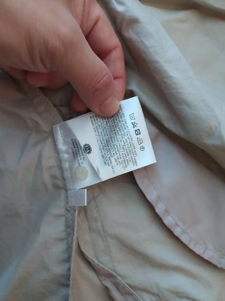 Jarný kabátik kremovy, c&a,xl