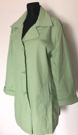 Úžasný dámsky prechodný kabát veľ.46/48, 46