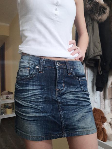 Rifľová suknička, new look,152