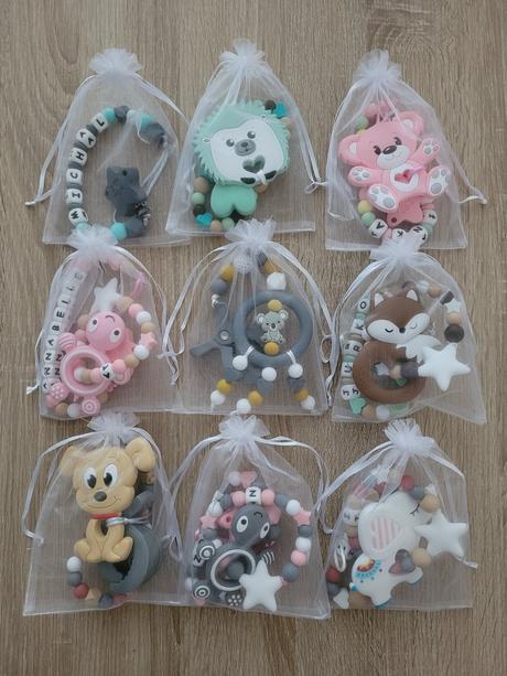 Retiazky na cumlík a hryzadielka, 