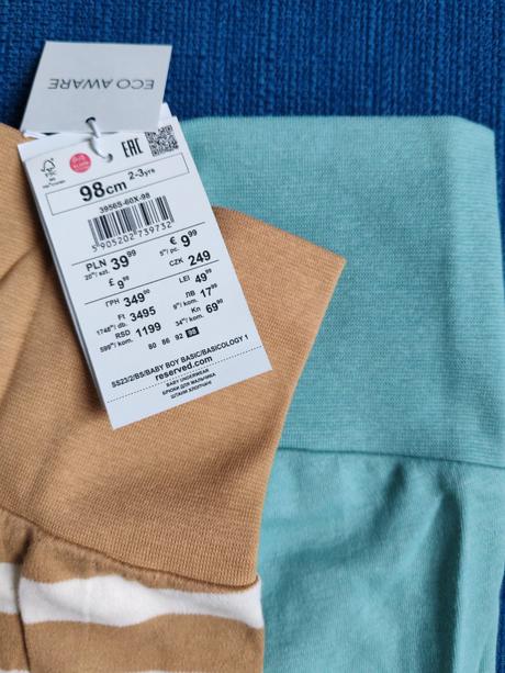 Bavlnene nohavice/leginy, reserved,98