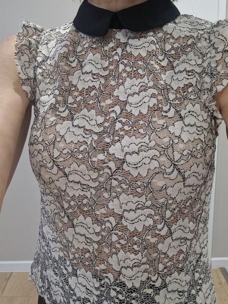 Zara - čipkovaný top 2+1 zadarmo, zara,s