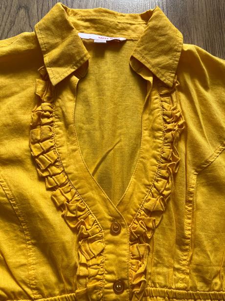 Romantická blúzka s volánikmi, tally weijl,xs