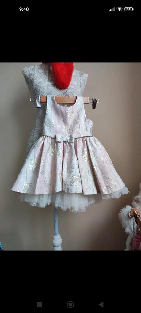 Detské slávnostné šaty, 98