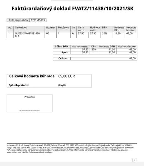 Penaženka guess, guess