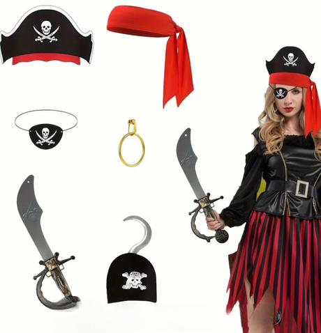Kostým pirát, pirátka, 