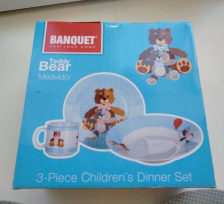 Detská jedálenská súprava banquet medvedíky, 