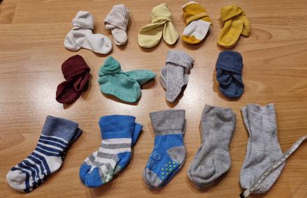 Protišmykové ponožky mix, 68