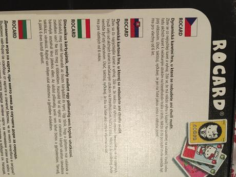 Ro card hello kitty kartová hra, 