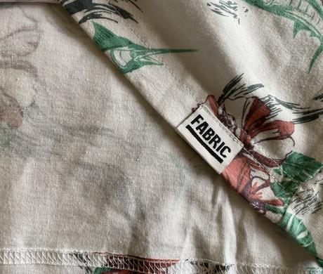 Bavlnená polokošeľa s potlačou fabric v. xl, xl