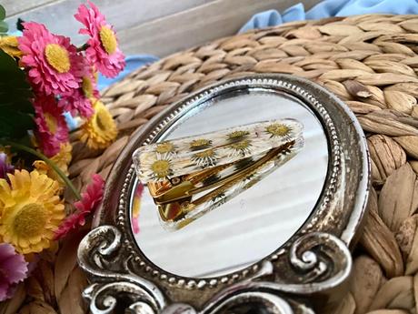 Ručne vyrobené živicové sponky do vlasov, 