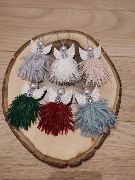 Ozdoby na stromček handmade, 