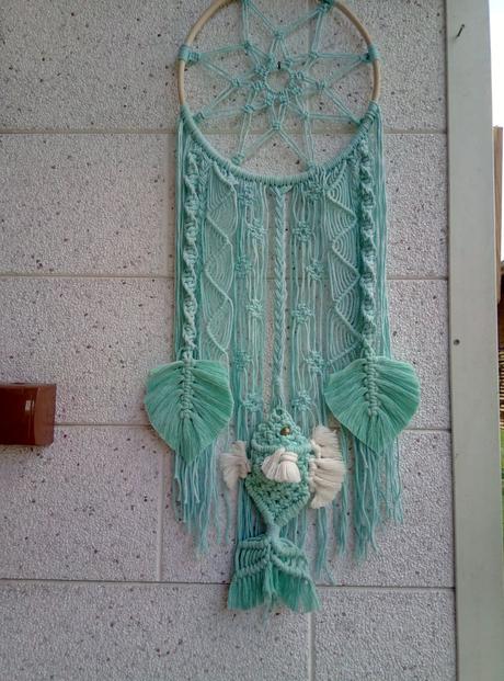 Makramé morská hviezda,