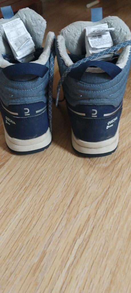 Zimne kozene nepremokave topanky, quechua,38