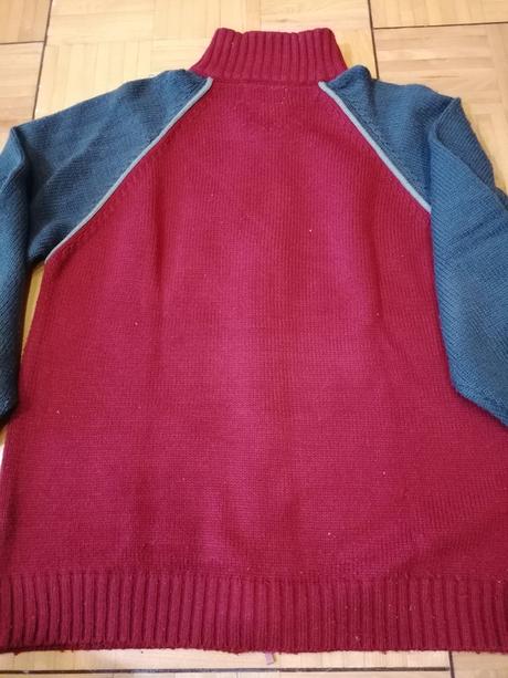 Pánsky sveter na zips, l