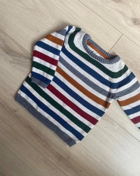 Farebny svetrik, h&m,74