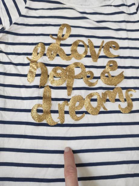 Tričko pásikavé, vek ,8-10r. veľ.134/140, h&m,134