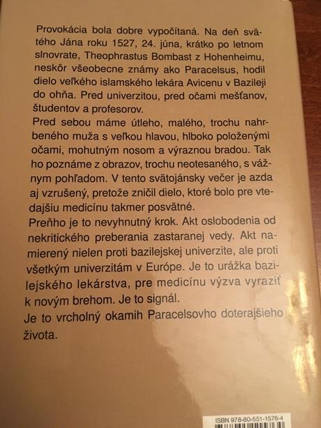 Zivot a doba paracelsa, 