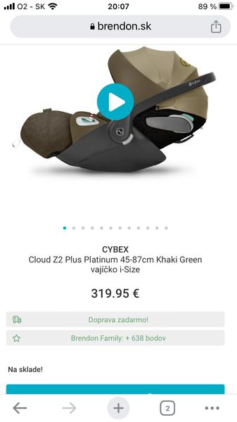 Je Cybex autosedačka aj s Isofixom?