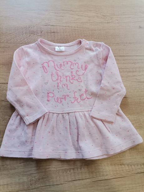 Dievčenské predĺžené tričko / tunika, f&f,68