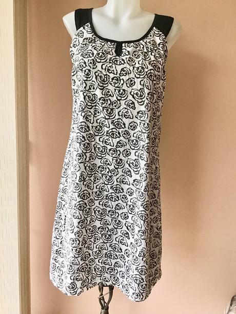 Bavlnene šaty 2+1 napoly, 38