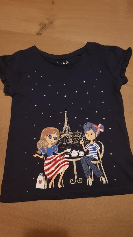 Zdobene tricko s motivom pariza, c&a,116