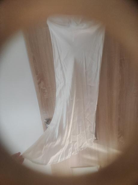 Saténová sukňa - farby ecru, pearl cream, sinsay,m