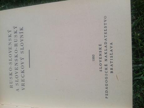 Retro rusko -slovenský slovnik - 5 eur,
