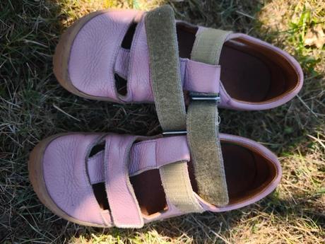 Ružové dievčenské kožené barefoot sandále froddo, froddo,35