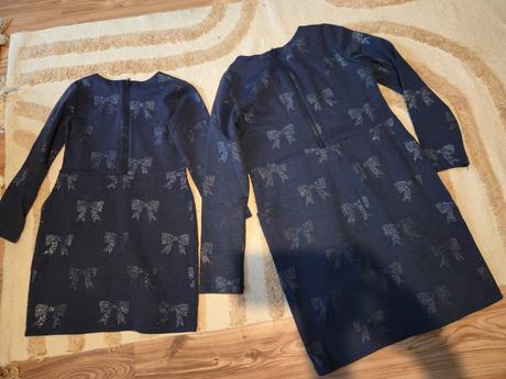 Šaty vianočné 110/116 +134/140, h&m,140