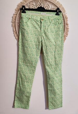 Zelenkavé nohavice jakes, m