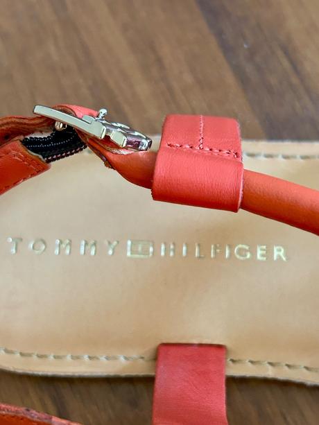 Celokožené sandalky zn.tommy hilfiger č.40, tommy hilfiger,40