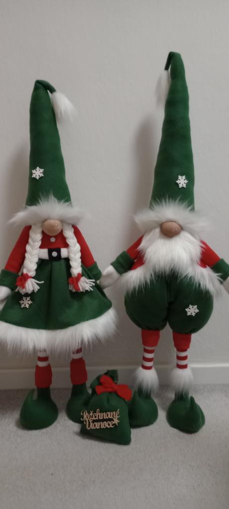 Vianočný párik škriatkov, 