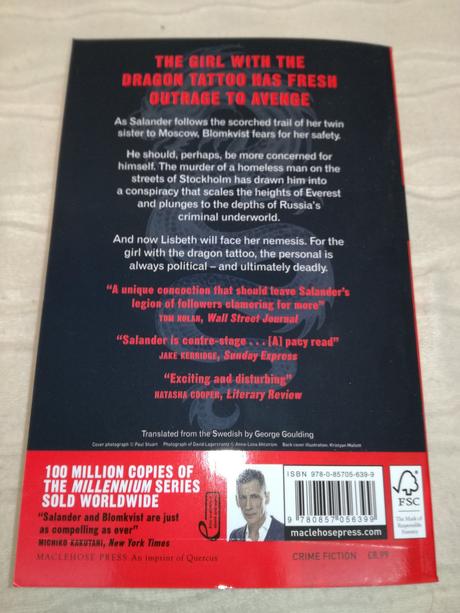 D. lagercrantz the girl who lived twice nau20, 