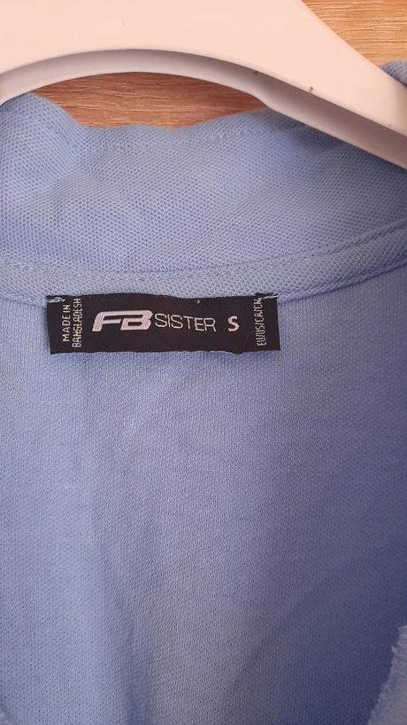 Bledomodre tričkove šaty, fishbone,s