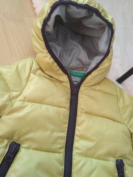 Predĺžená bundička benetton top stav, benetton,74