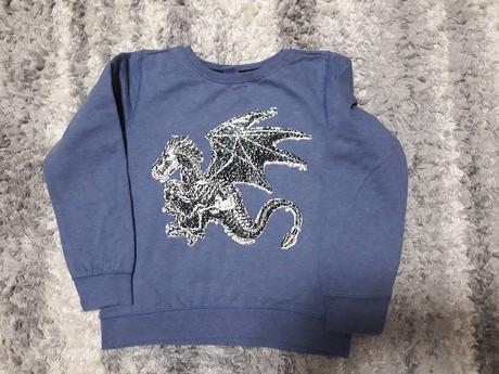 Mikina s obojstrannými flitrami, dopodopo,116