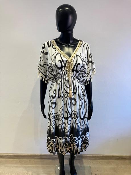 Dámske šaty letné vzorované (uni), l / m / s / xl