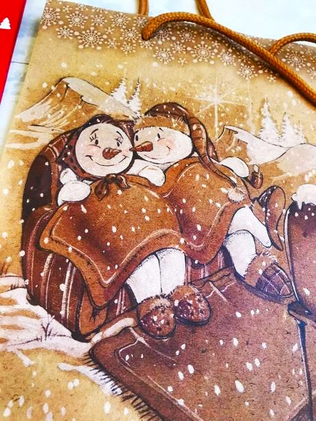 Vianočné darč.tašky 8 ks, 