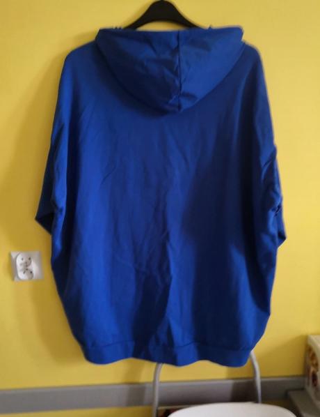 Tunika tricko acqua & limone oversize, 