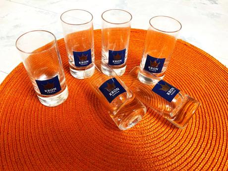 Štamperlíky s hrubým dnom kron,