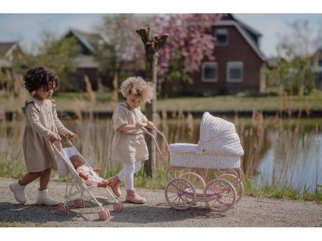 Little dutch kočík pre bábiky golfky skladací soft,