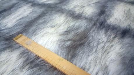 Kožušina melírovaná - cena za 10 cm, 