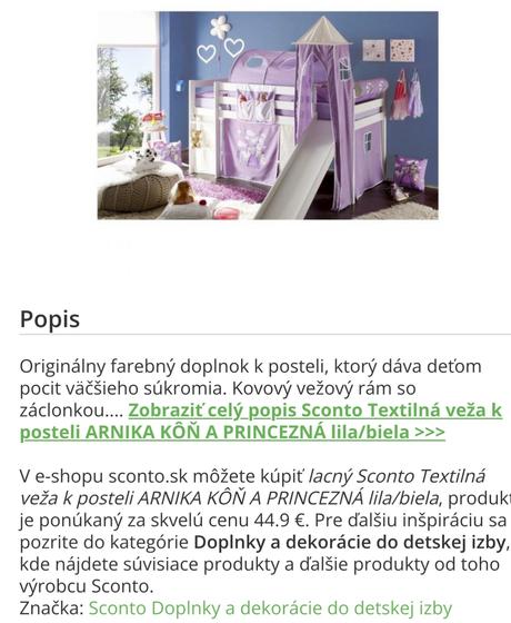 Veža kôň a princezná na poschodovu posteľ, šírka (cm): 45,dĺžka (cm): 200