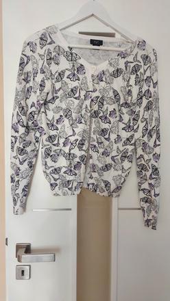 Svetrík s motýlikami, f&f,xs