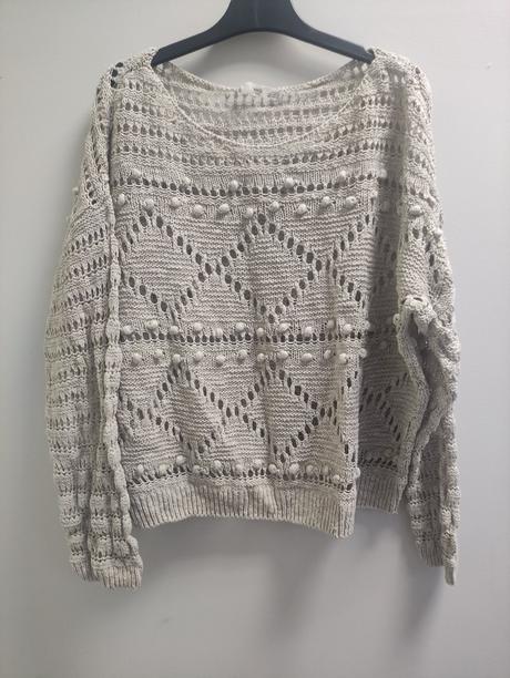 Oversizes sveter, mango,s