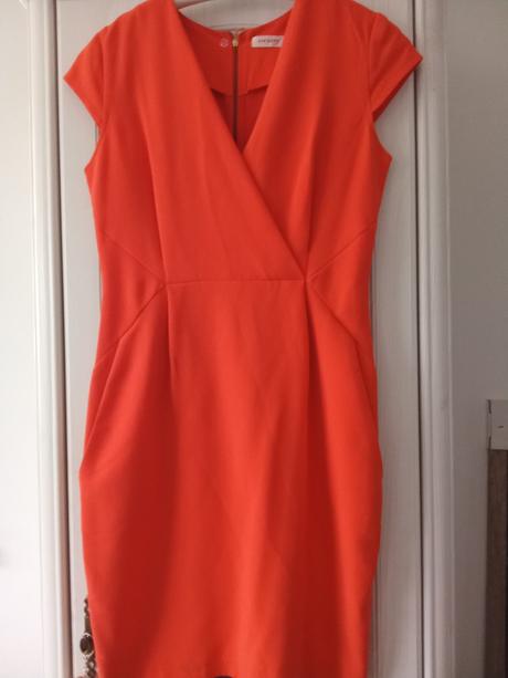 Oranžové šaty orsay, orsay,38