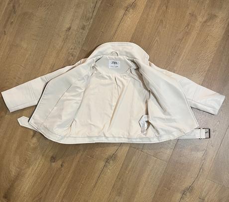 Koženková dievčenská bunda, zara,122